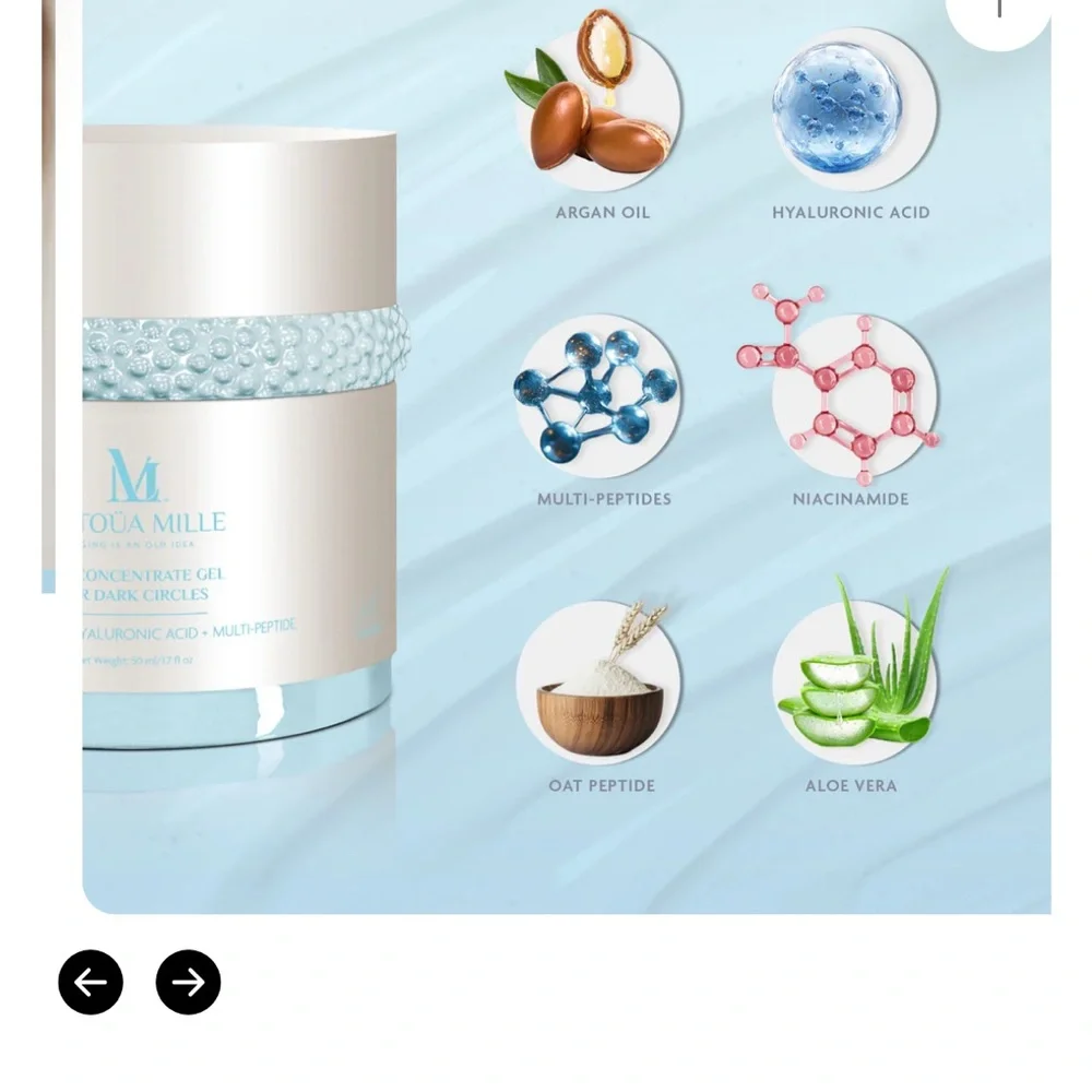 Eye Concentrate Gel - Blue and White